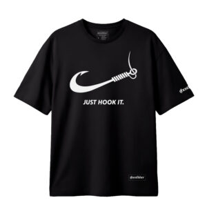 Balıkçılık Temalı Tişört - Just Hook It