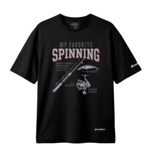 Balıkçılık Temalı Tişört - My Favorite Spinning