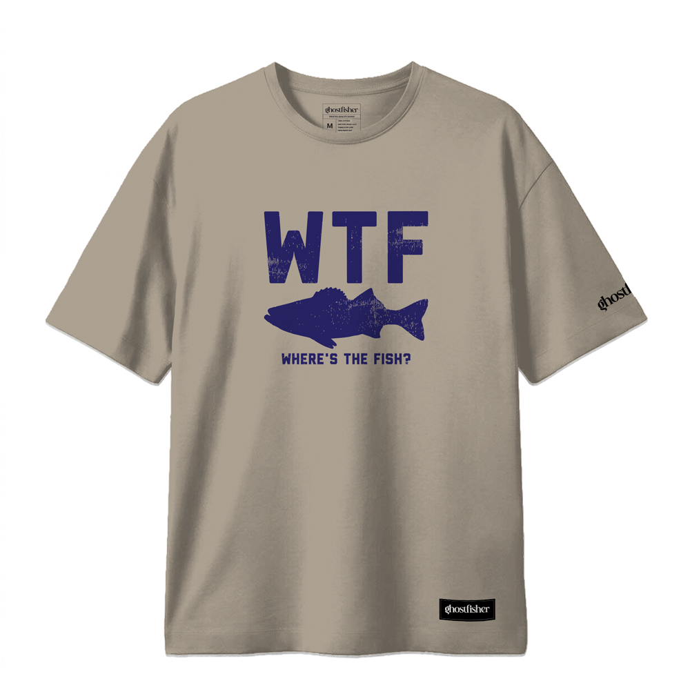 Balıkçılık Temalı Tişört - Where's the fish - Görsel 2