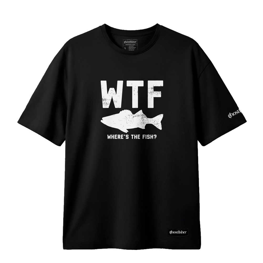 Balıkçılık Temalı Tişört - Where's the fish - Görsel 5