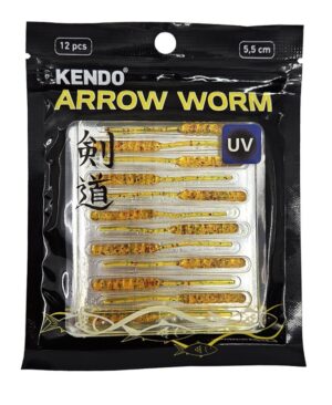 Kendo Arrow Worm Lrf Silikonu 5,5cm 12 Adet - Görsel 3