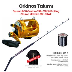 Okuma Makaira MK-80WII - Okuma PCH Custon Trolling - Orkinos Seti 11