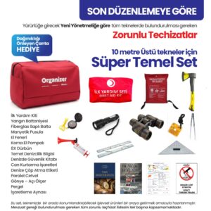 Süper Mini Temel Set 2 – Yeni Yönetmeliğe Uygun Zorunlu Tekne Teçhizatı