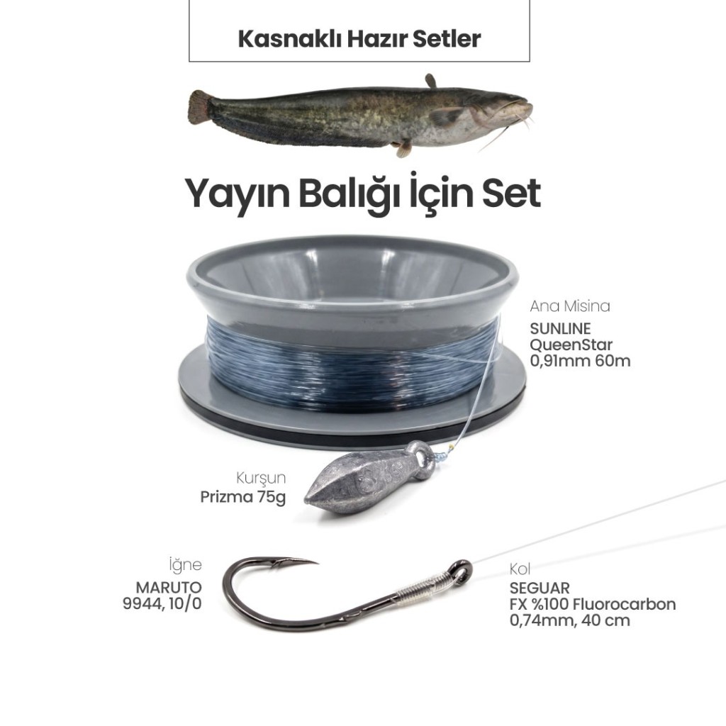 Alamatra Kasnaklı Hazır Yayın Balığı Takımı - Görsel 2