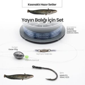 Alamatra Kasnaklı Hazır Yayın Balığı Takımı - Görsel 3
