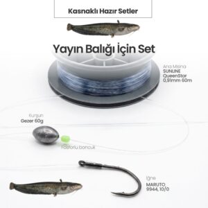Alamatra Kasnaklı Hazır Yayın Balığı Takımı - Görsel 4