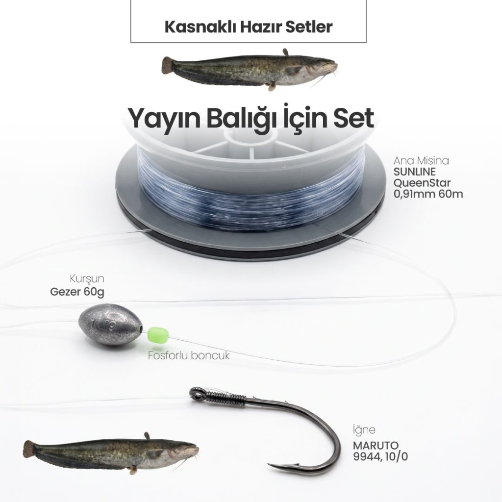 Alamatra Kasnaklı Hazır Yayın Balığı Takımı - Görsel 4