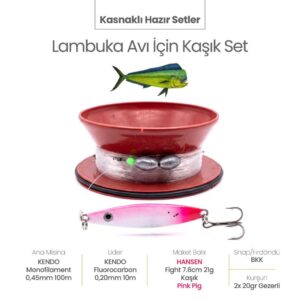 Alamatra Kasnaklı Hazır Sırtı Seti – Lambuka Avı İçin Kaşık Seti
