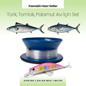 Alamatra Kasnaklı Hazır Sırtı/Sürütme Seti – Torik, Palamut & Tombik Avı İçin ( Dalan Max 1 Metre)