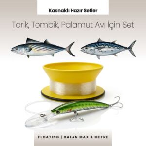 Alamatra Kasnaklı Hazır Sırtı/Sürütme Seti – Torik, Palamut, Tombik Avı İçin (Dalan Max 4 Metre Dalan )