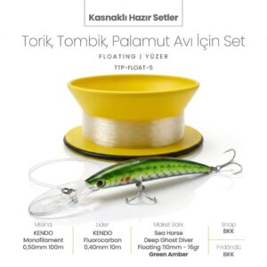 Alamatra Kasnaklı Hazır Sırtı/Sürütme Seti – Torik, Palamut, Tombik Avı İçin (Dalan Max 4 Metre Dalan ) - Görsel 2