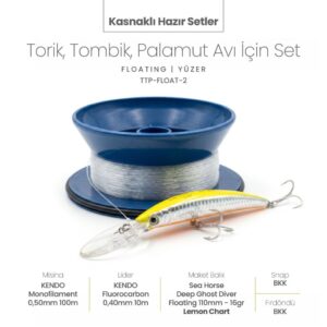 Alamatra Kasnaklı Hazır Sırtı/Sürütme Seti – Torik, Palamut, Tombik Avı İçin (Dalan Max 4 Metre Dalan ) - Görsel 3