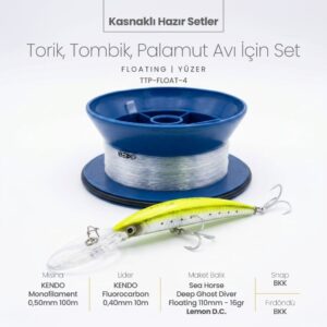 Alamatra Kasnaklı Hazır Sırtı/Sürütme Seti – Torik, Palamut, Tombik Avı İçin (Dalan Max 4 Metre Dalan ) - Görsel 4