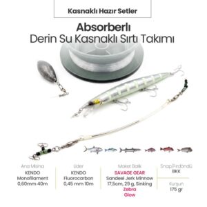 Alamatra Absorberli Derin Su Kasnaklı Sırtı Takımı  (2-3 Knot Max Hız) - Görsel 4