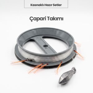 Kasnaklı Hazır Çapari Takımı – UV Simli / Tüylü İstavrit, Palamut, Uskumru El Oltası Seti