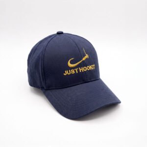 Just Hook It Nakışlı Pamuklu Beyzbol Şapkası – Unisex Outdoor & Günlük Spor Şapka - Lacivert