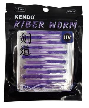 Kendo Killer Worm Lrf Silikonu 5,5cm 12 Adet - Görsel 3
