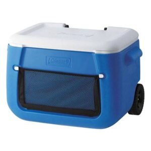 Coleman Poly-Lite Wheeled Mesh 50 QT Tekerlekli Soğutucu Buzluk 47.3 Lt